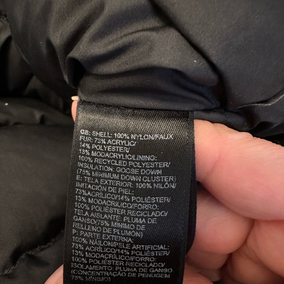 The North Face Black Hooded Coat - Picture 6 of 6